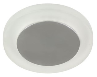 SS-30 AL/FR 1W LED 230V OPR. STROP. STAŁA OKRĄGŁA SZKŁO MROŻONE