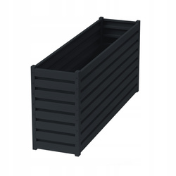 Kwietnik-Rabata Ogrodowa 80x50x200 Antracyt Warzywnik + PIANKA