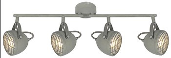 PENT LAMPA SUFITOWA LISTWA 4X50W GU10  BETONOWY SZARY