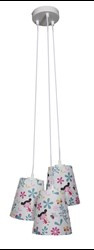 GIRL LAMPA WISZĄCA 3X40W E27