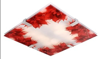 RAPSODY LAMPA SUFITOWA PLAFON 40X40 3X50W E27 KWADRAT
