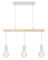 IZZY LAMPA WISZĄCA 3X60W E27 BIAŁY