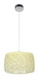 PANDA LAMPA WISZĄCA 35 1X60W E27 KREMOWY