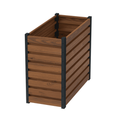 Kwietnik-Rabata Ogrodowa 80x50x100 Drewnopodobny Warzywnik + PIANKA