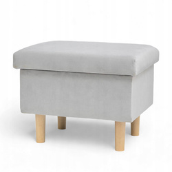 Podnóżek Otwierany Szary