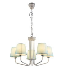 LAMPA WISZĄCA YORK 5 BIAŁY NIEBIESKI