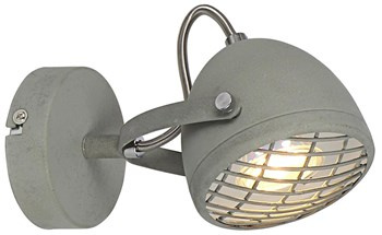 PENT LAMPA KINKIET 1X50W GU10  BETONOWY SZARY