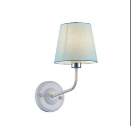 KINKIET YORK 1 BIAŁY NIEBIESKI