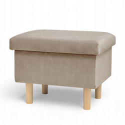 Podnóżek Otwierany Beżowy