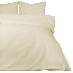 Pościel satyna bawełniana KREM 155/160x200