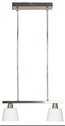 HYBRYDA ZWIS 2X40W E14 NIKIEL MAT PROMOCJA