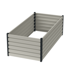 Kwietnik-Rabata Ogrodowa 60x100x200 Biały Warzywnik + PIANKA