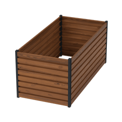 Kwietnik-Rabata Ogrodowa 80x100x200 Drewnopodobny Warzywnik + PIANKA