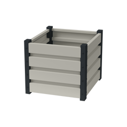 Kwietnik-Rabata Ogrodowa 40x50x50 Biały Warzywnik + PIANKA