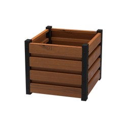 Kwietnik-Rabata Ogrodowa 40x50x50 Drewnopodobny Warzywnik + PIANKA