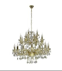 MARIA TERESA LAMPA WISZĄCA 28X40W E14 ZŁOTY