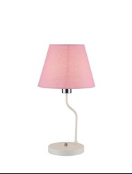 LAMPA STOŁOWA YORK 1 BIAŁY RÓŻOWY