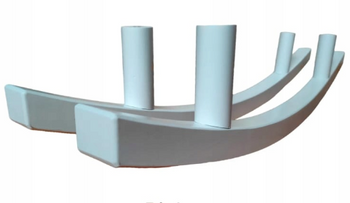 Płozy bujane nogi bieguny do fotela USZAK - BIAŁE