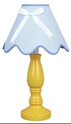 LOLA LAMPA GABINETOWA 1X40W E14 ŻÓŁTO NIEBIESKA