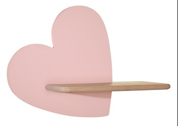 Heart lampa kinkiet 5w led 4000k iq kids różowy