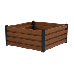 Kwietnik-Rabata Ogrodowa 40x100x100 Drewnopodobny Warzywnik + PIANKA