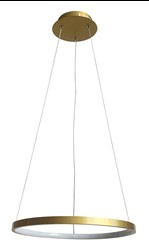 LUNE LAMPA WISZĄCA 40 ZŁOTY 25W LED 4000K