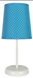 GALA LAMPA 1X40W E14 NIEBIESKA W KROPKI
