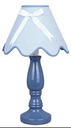 LOLA LAMPKA GABINETOWA 1X40W E14 NIEBIESKA