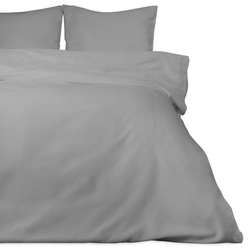 Pościel satyna bawełniana POPIEL 024/160x200