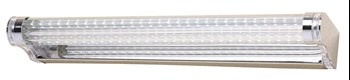 MODERNO LAMPA KINKIET 7W LED 40 CM STAL NIERDZEWNA POLEROWANA/AKRYL