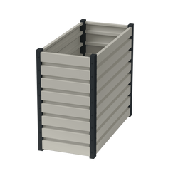 Kwietnik-Rabata Ogrodowa 80x50x100 Biały Warzywnik + PIANKA