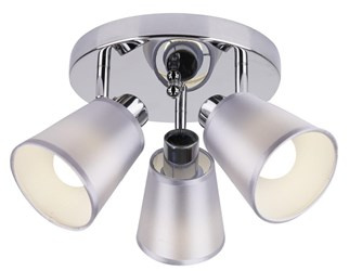 PIN LAMPA SUFITOWA PLAFON 3X40W E14 CHROM