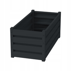 Kwietnik-Rabata Ogrodowa 40x50x100 Antracyt Warzywnik + PIANKA