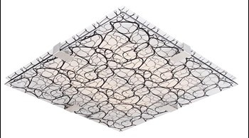 FIERA LAMPA SUFITOWA PLAFON 40X40 1X18W LED KWADRAT