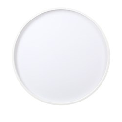 Texas lampa sufitowa plafon biały 15w led 29 cm klosz biały efekt sky