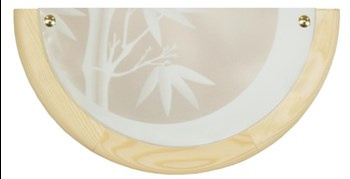 BAMBOO LAMPA SUFITOWA PLAFON 0,5 DREWNO STANDARD 1X60 W E27 SOSNA