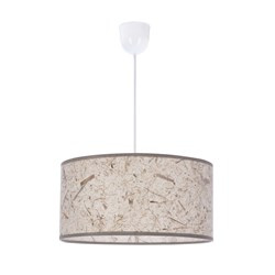 Papirus lampa wisząca 1x60w e27 abażur beżowy