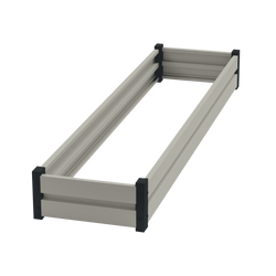 Kwietnik-Rabata Ogrodowa 20x50x200 Biały Warzywnik + PIANKA