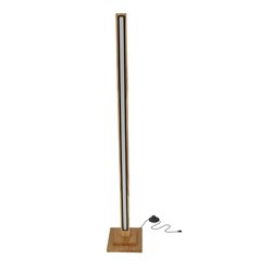 ALSET LAMPA PODŁOGOWA DREWNO DĄB + CZARNY 1X18W LED 4000