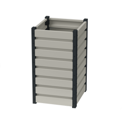 Kwietnik-Rabata Ogrodowa 80x50x50 Biały Warzywnik + PIANKA