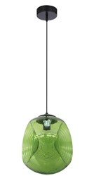 CLUB LAMPA WISZĄCA 28 1X60W E27 ZIELONY