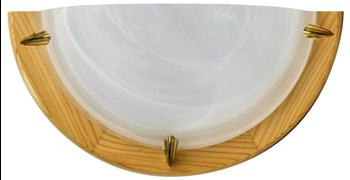 DUNA LAMPA SUFITOWA PLAFON1/2  SOSNA ALABASTER 1X60W