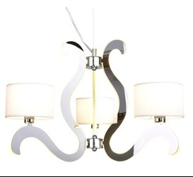 AMBROSIA 1 LAMPA WISZĄCA 3X40W E14 + 18,4W LED CHROM