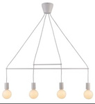 ALTO LAMPA WISZĄCA 4X40W E27 BIAŁY MATOWY