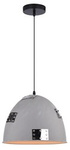PATCH LAMPA WISZĄCA 30 1X60W E27 SZARY + CHROMOWANY DEKOR