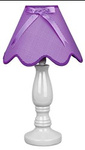 LOLA LAMPA GABINETOWA 1X40W E14 FIOLET