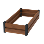 Kwietnik-Rabata Ogrodowa 20x50x100 Drewnopodobny Warzywnik + PIANKA