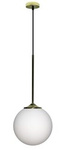 LAMPA WISZACA GLASGOW III 1 ZŁOTY 90x20x20