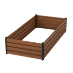 Kwietnik-Rabata Ogrodowa 40x100x200 Drewnopodobny Warzywnik + PIANKA