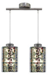 NOCTURNO LAMPA WISZĄCA 2X40W E27 CHROM